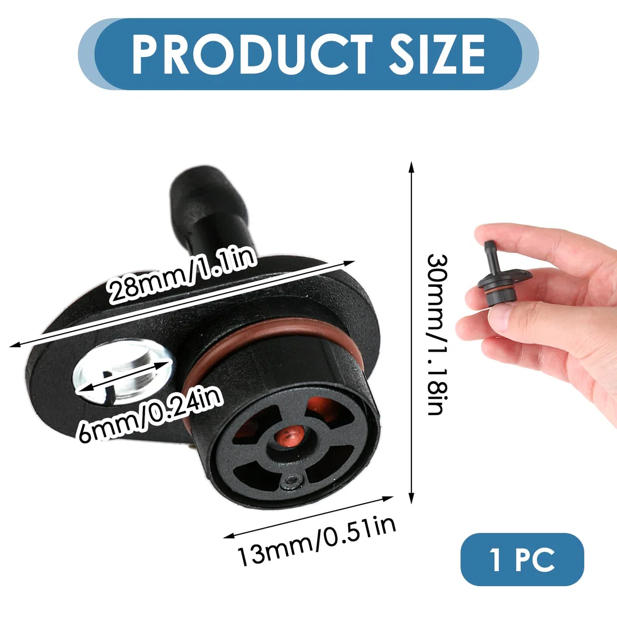 Válvula de bomba de vacío de repuesto CM5G2A451GA 1867424 para Ford Transit/Courier/B-Max CB2/Focus, kit de reparación de válvula de bomba de vacío de freno compatible con múltiples modelos Ford
