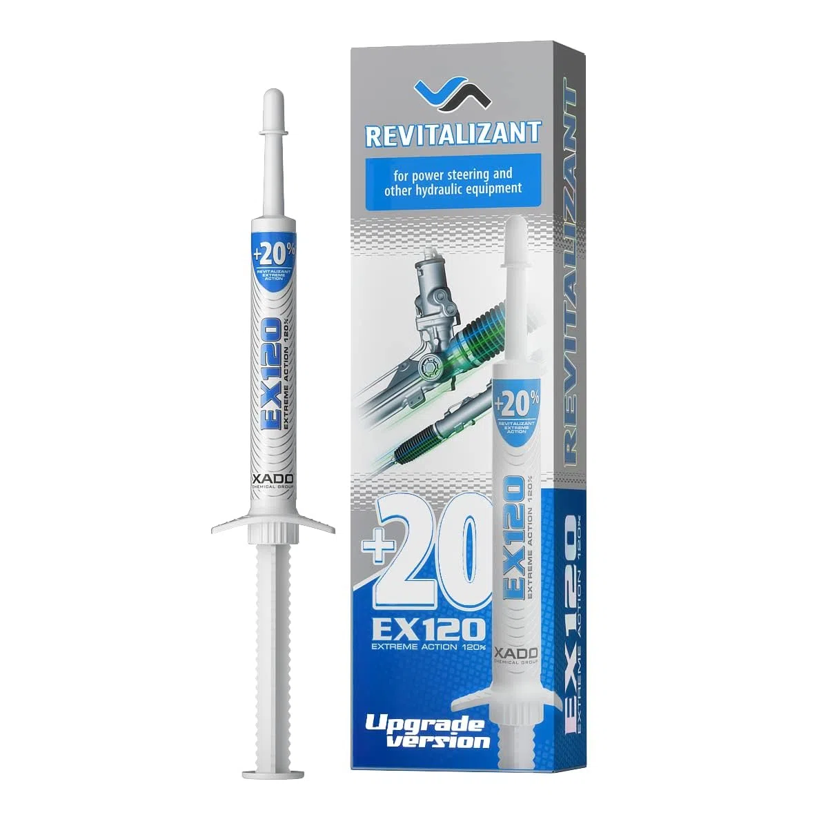 XADO EX120, aditivo para aceite de dirección asistida hidráulica con Revitalizant concentrado, protege y recupera las superficies desgastadas de los sistemas hidráulicos