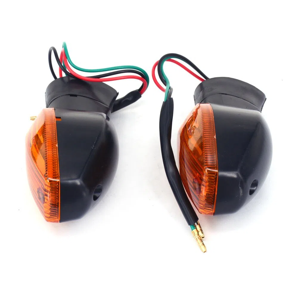 JFG RACING Intermitentes Moto,Intermitentes Luces Intermitentes Lámpara Indicadores Ambar para CBR600RR 2003-2006 CBR1000RR 2004-2007 Lámpara Intermitente de Doble Deporte