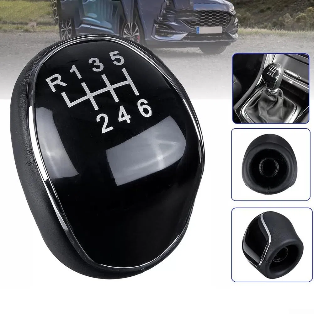 ZYWUOY Pomo de palanca de cambios de 6 velocidades para Ford Mondeo, S-Max, C-Max, Focus