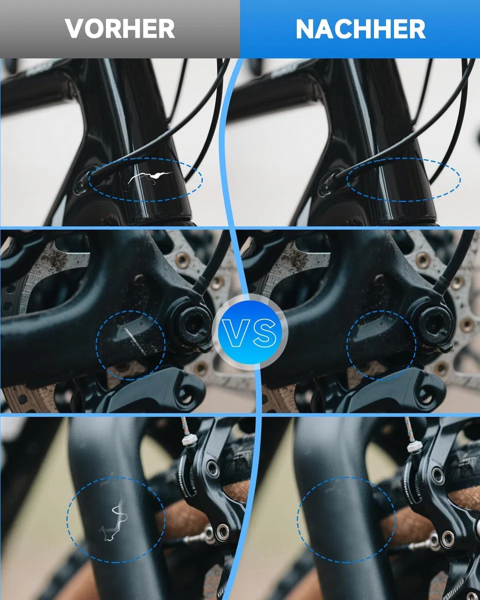 Pintura mate gris antracita para bicicleta - Reparador de pintura para Trek, use lápiz de pintura para metal y plástico - Pintura para bicicleta de alta cobertura