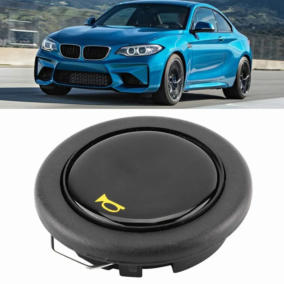 Botón de bocina,Decorazione volante, pulsante clacson per volante universal modificato