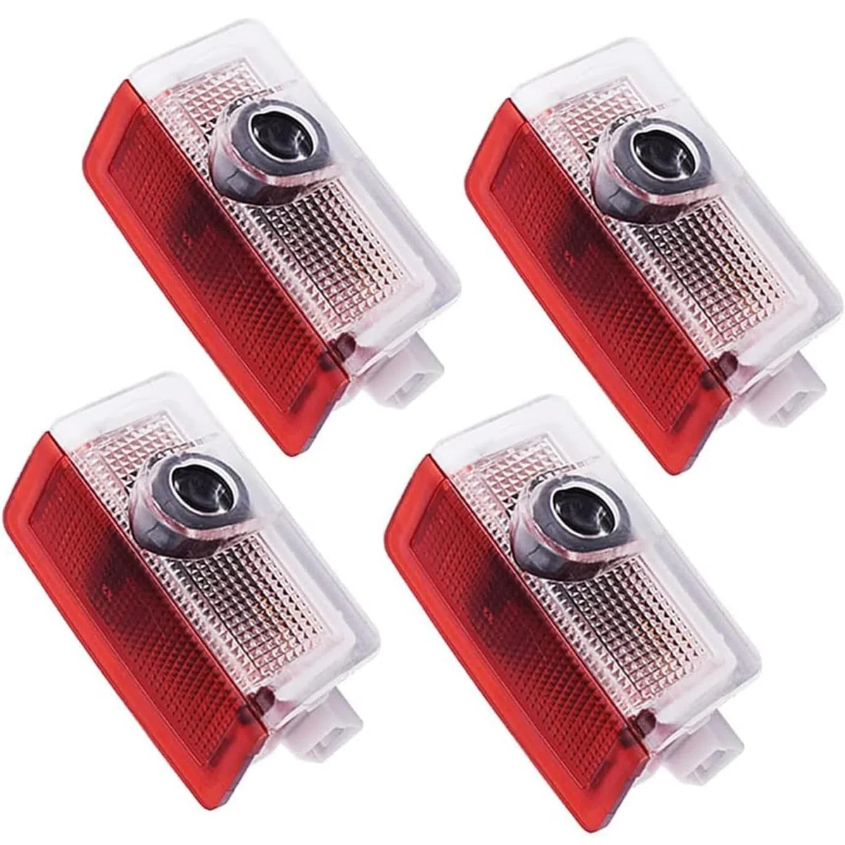 4Pcs Compatible con Luces LED de Bienvenida Mercedes Benz, Proyector de Luz para Puerta de Coche, Accesorios para A B C E M G AMG W166 W176 W205 W212