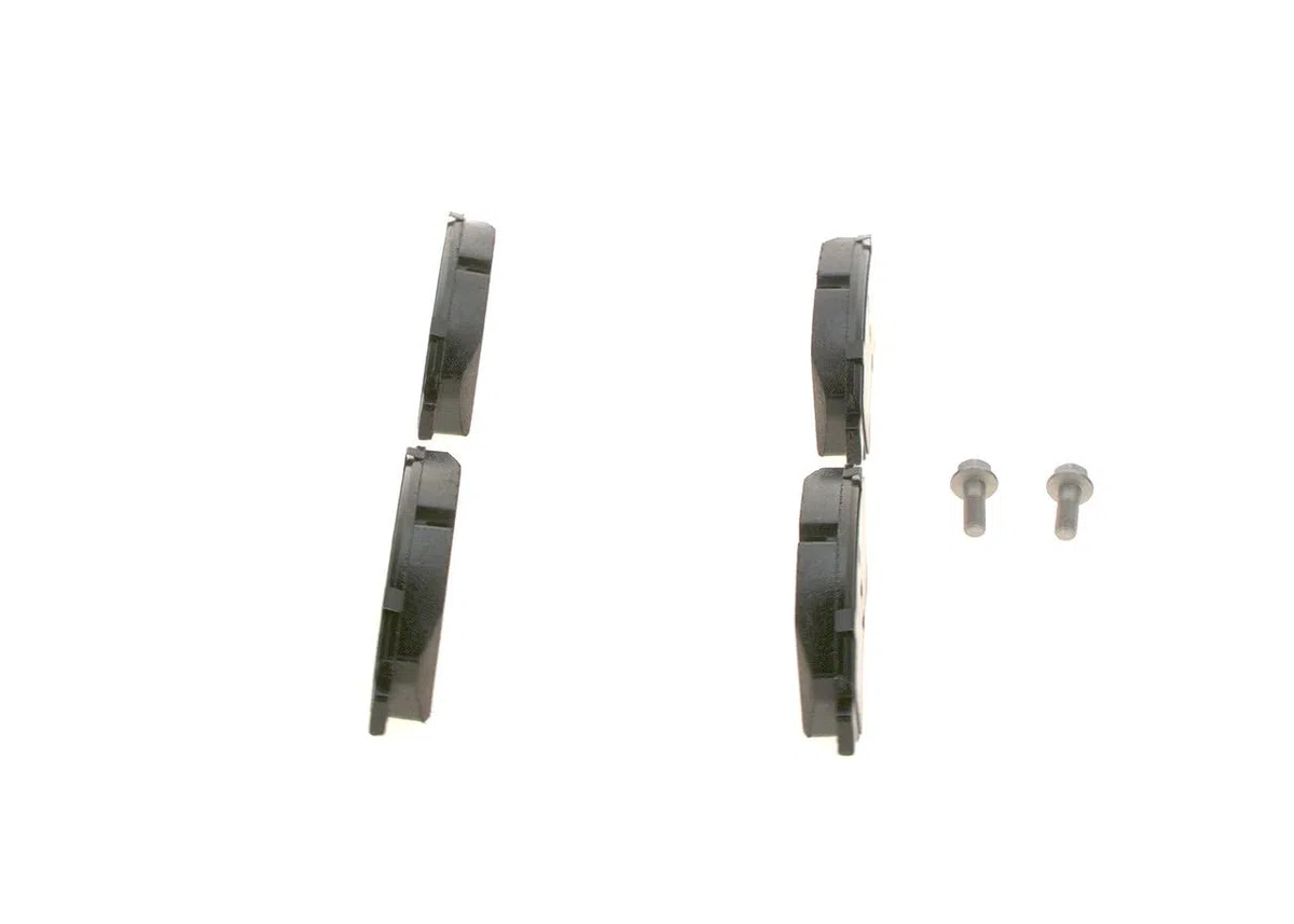 Bosch BP318 - Pastiglie Freni Auto, Delantero - Calidad Bosch - Reducción de Ruido y Polvo - Certificación ECE-R90 - Sin Cobre - 1 Juego de 4 Pastillas - Con Accesorios