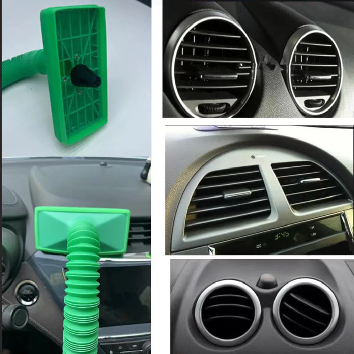 Manguera De Ventilación Para Asiento Trasero Del Coche Extensor De Ventilación Para Vehículos Tubo Flexible Extensor Aire Acondicionado Confort Reforzado Camping-Car Vehículo
