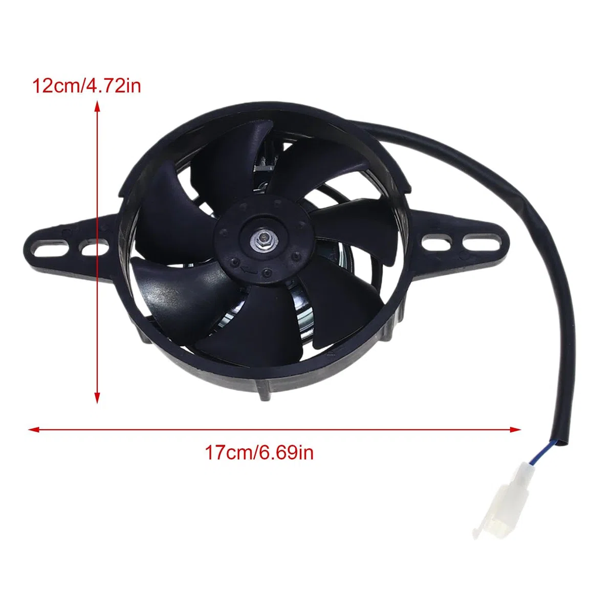 Replacement Radiator Fan, NC250cc Motorcycle Fan, Dirt Pit Bike Radiator, High Performance Cooling Fan, Efficient Water Cooled Replacement for NC250cc Dirt and Pit Bikes to Enhance Performance