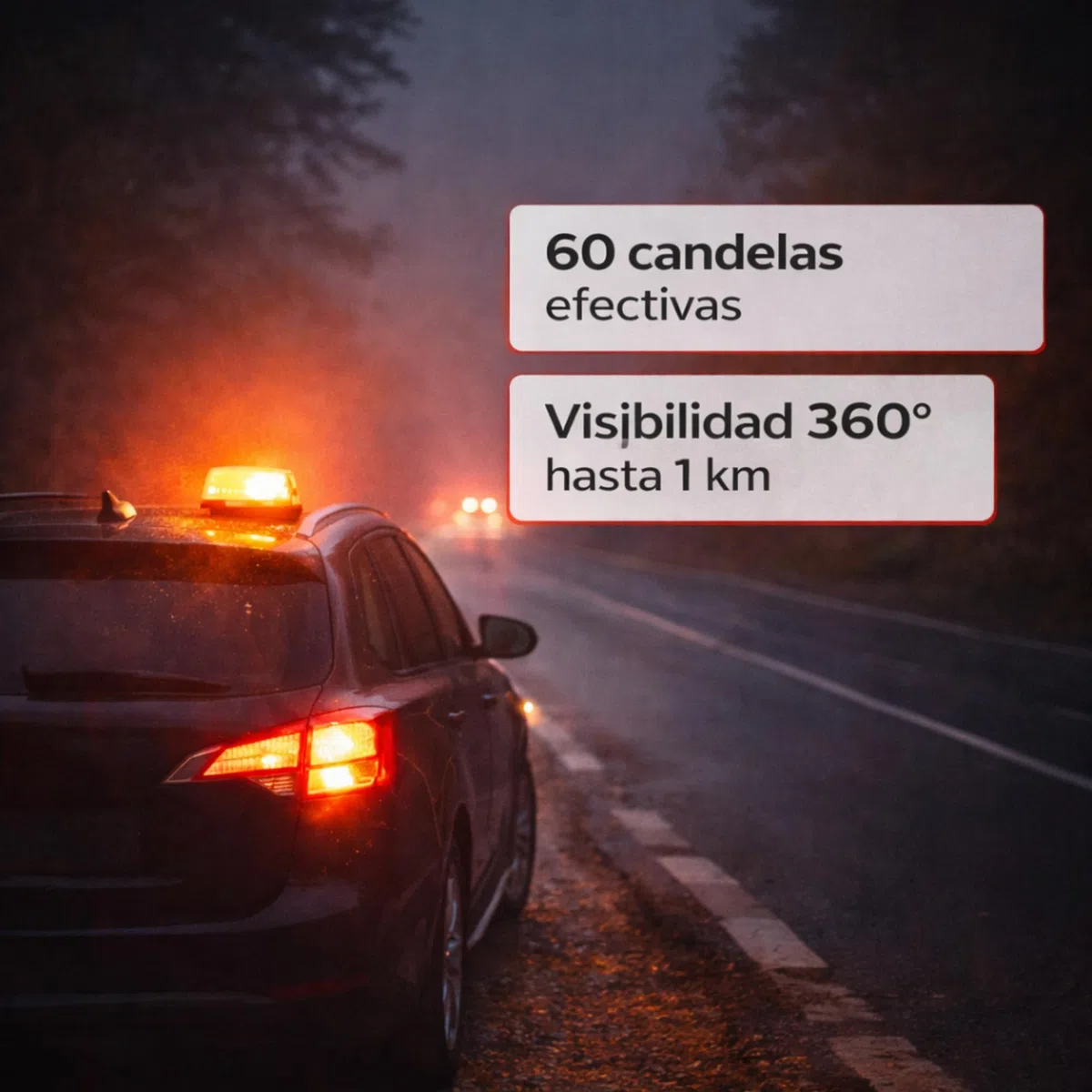 Baliza V16 Homologada DGT con Geolocalizador | Luz de Emergencia Coche Certificada DGT 3.0 | 12 Años Conectividad - V16 Homologada 2026- Compatible con la app SOSCar
