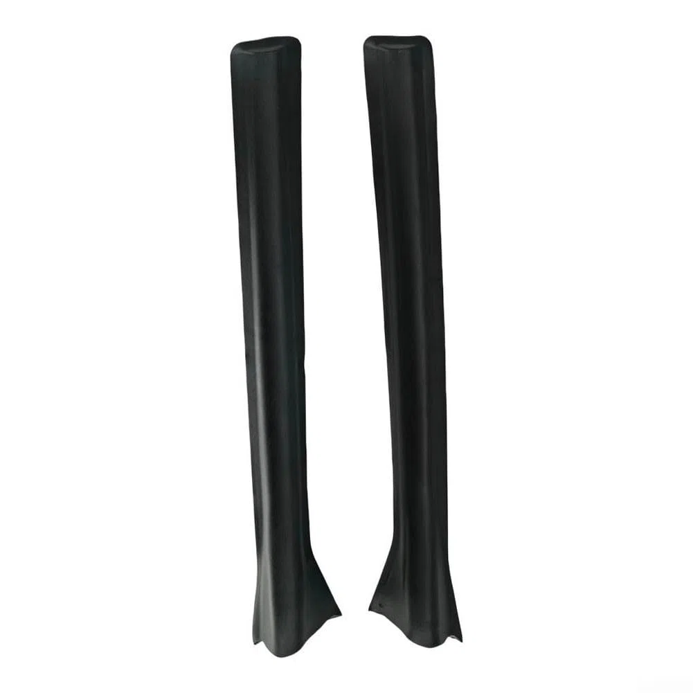 Tira de sellado de pilar B para puerta de coche izquierda y derecha, panel exterior ABS negro, compatible con Vauxhall Astra H 2004-2010 y Astra H 2004-2010 OEM 13123710 13123711 piezas de repuesto