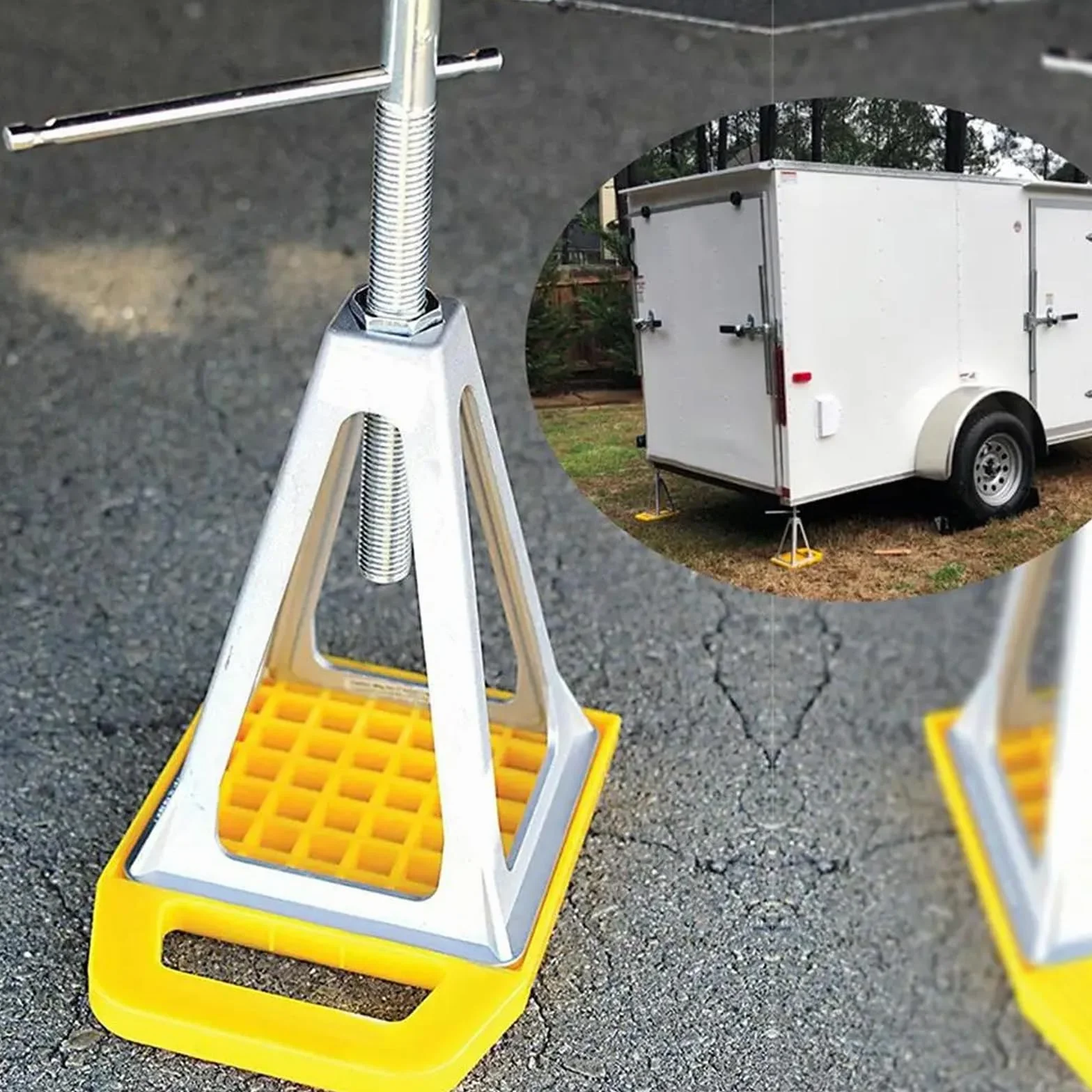 Almohadilla Para Gato De Caravana, Almohadilla De Gato Estabilizador RV, Bloque De Nivelación De Gato, Placas De Soporte Para Caravanas, Bloques Niveladores Para Autocaravana
