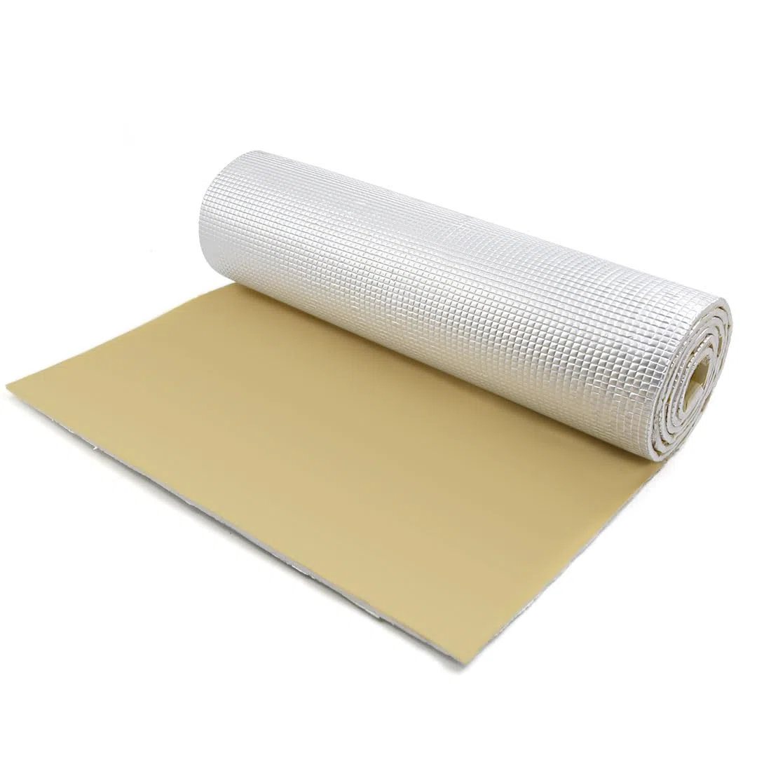 sourcing map 60X100cm Aislante Termico Lámina Insonorizante Forro Papel Adhesivo 6mm De Espesor Espuma Aislante Acústico Insonorización Coche