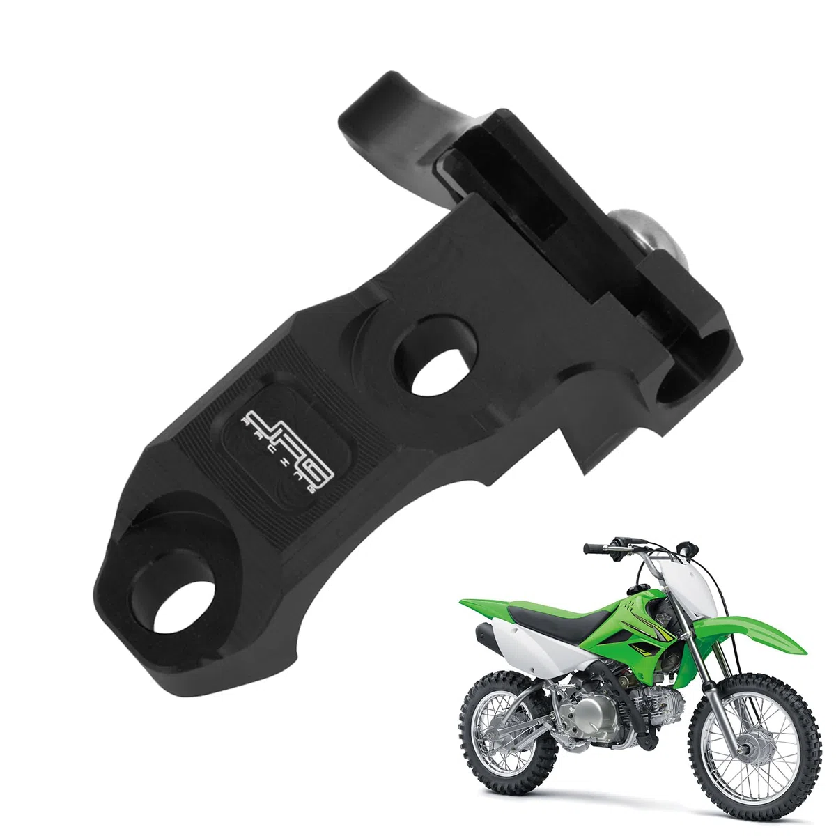 AnXin - Soporte giratorio de palanca de arranque en caliente para manillar de motocicleta compatible con CR CRF XR KDX KLX KX DRZ RM TTR WR YZ