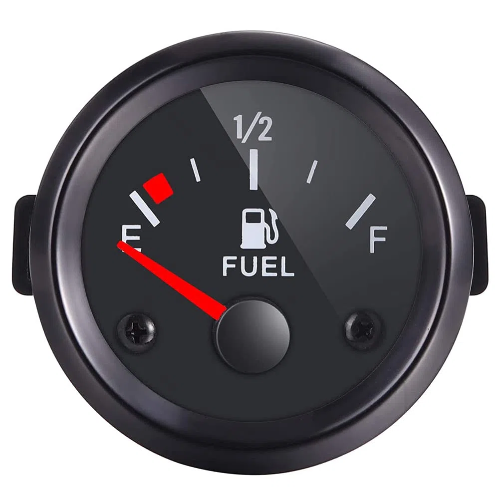 Gebildet Medidor de Nivel de Combustible,Indicador de Nivel de Combustible de 2 "52mm E-1/2-F Medidor de Tanque de Combustible Universal con Retroiluminación LED para Automóvil RV Yate Motocicleta