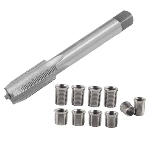 Herramienta de reparación de roscas para la reparación de roscas de bujía M10x1 0 Bolt X1 es un juego de herramientas de reparación de roscas de bujía muy práctico y eficiente diseñado para ayudar