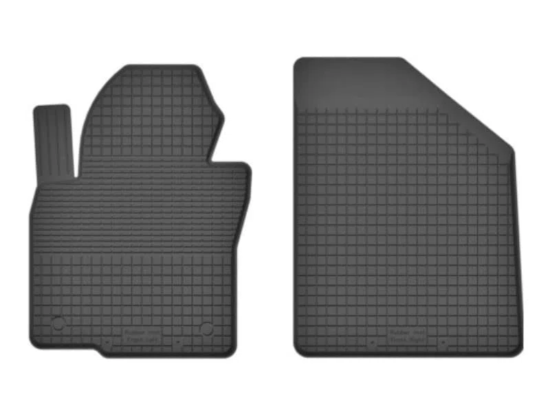 Alfombrillas de goma para Renault Kangoo II fabricado entre 2008-2021 PARA DELANTE Alfombrillas del conductor y del pasajero CX_B