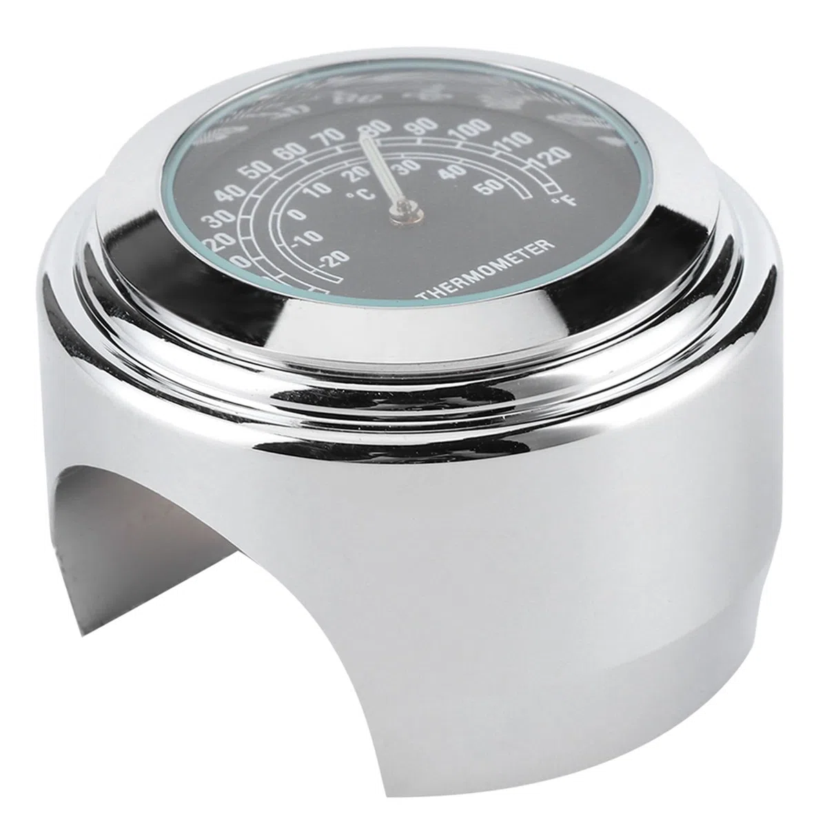 Ejoyous Termómetro del Manillar del Manillar de Motocicleta Medidor de Temperatura de Bicicleta de Bicicleta-Weightprote -20 ℃ -50 ℃ Dial Transparente Impermeable a Prueba de Agua con Aleación de