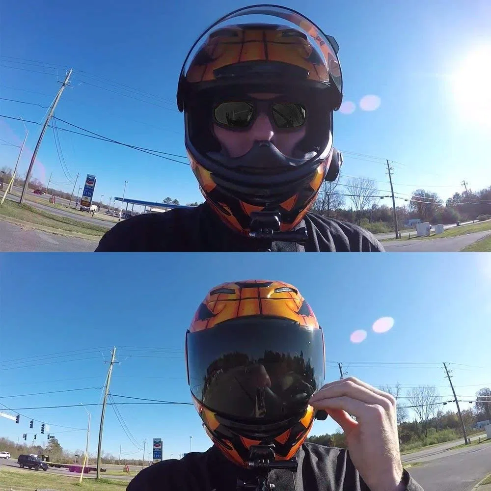 TERAISE Gafas de montar de la motocicleta gafas de esquí de seguridad UV400 ajustable gafas de sol a prueba de polvo a prueba de viento antiniebla para varios deportes al aire libre