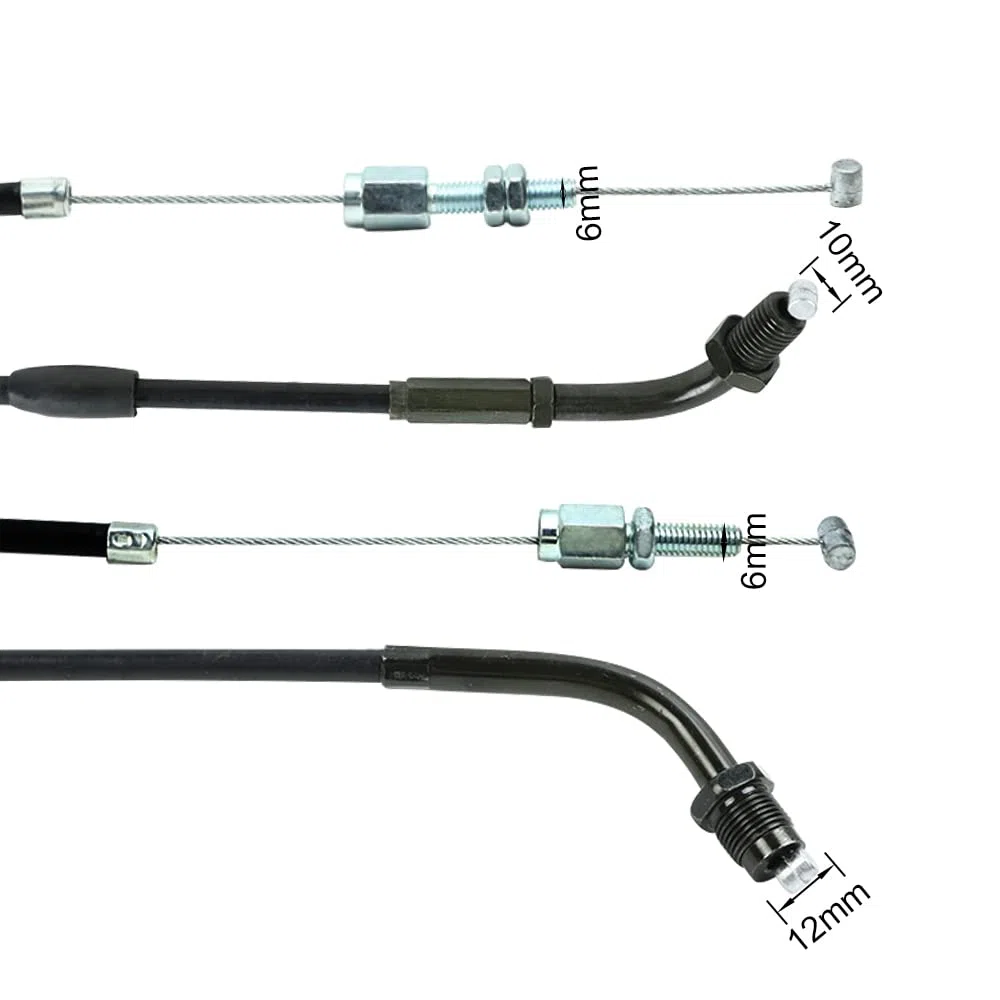 Wai Danie Kit Cable Acelerador Push & Pull Compatible con Honda CB350 CL360 CB400 CB550 CB750 FT500 Rebel 250 300 450 Shadow 500 700 800 ACE 750 1100 CRF250L CMX250L 0 C