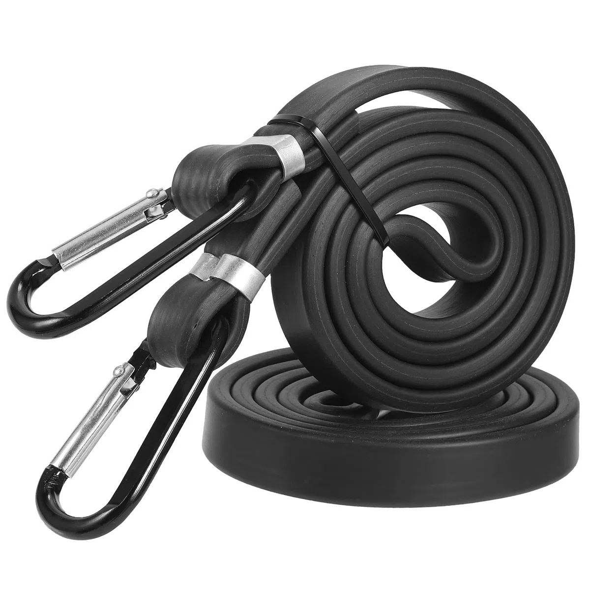 Pulpos Elasticos Transporte con Mosquetón, 4pcs 100cm Cuerda Elastica con Ganchos, UNOLIGA Tensores Elasticos para Lona de Piscina, Moto, Portabicis Coche, Equipaje (Versión Reforzada 1.1.2023)
