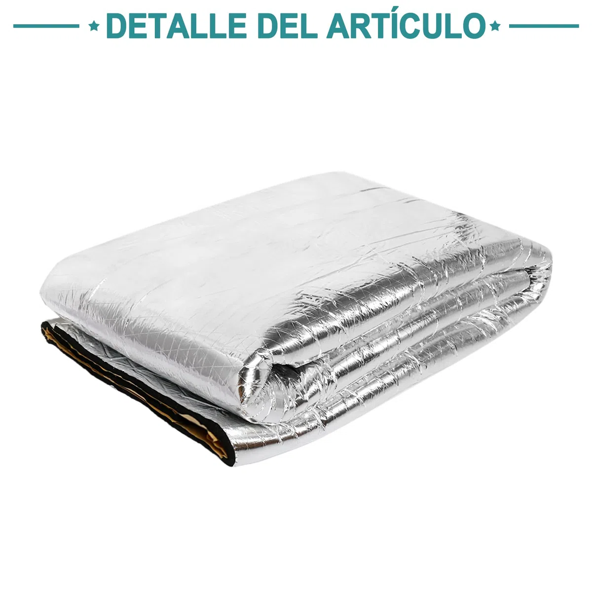 QUARKZMAN Aislamiento Acústico Térmico para Coche De 6,4 Pies Cuadrados 10mm Insonorización Capó De Motor 60X100cm