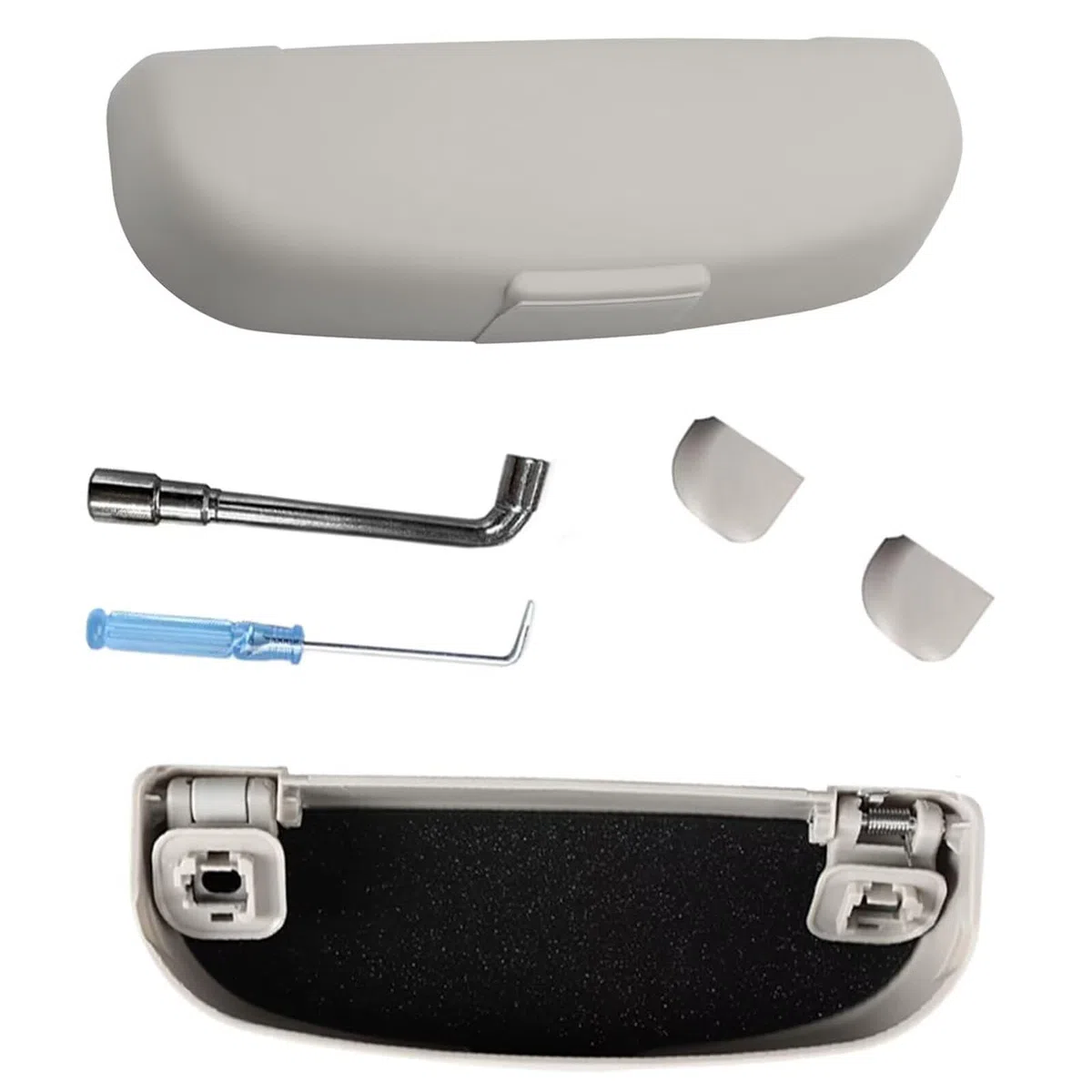 genérico por Encargo Soporte Gafas Coche Compatible con Skoda Fabia 1999-2026,Accesorios para el Interior del Coche,Soporte Gafas Coche