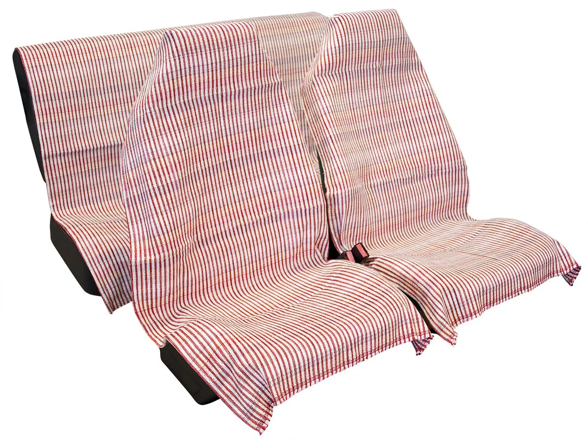 VIP Jarapa para asiento de coche, 3 piezas. Fabricada en fibras naturales y sintéticas, Multicolor