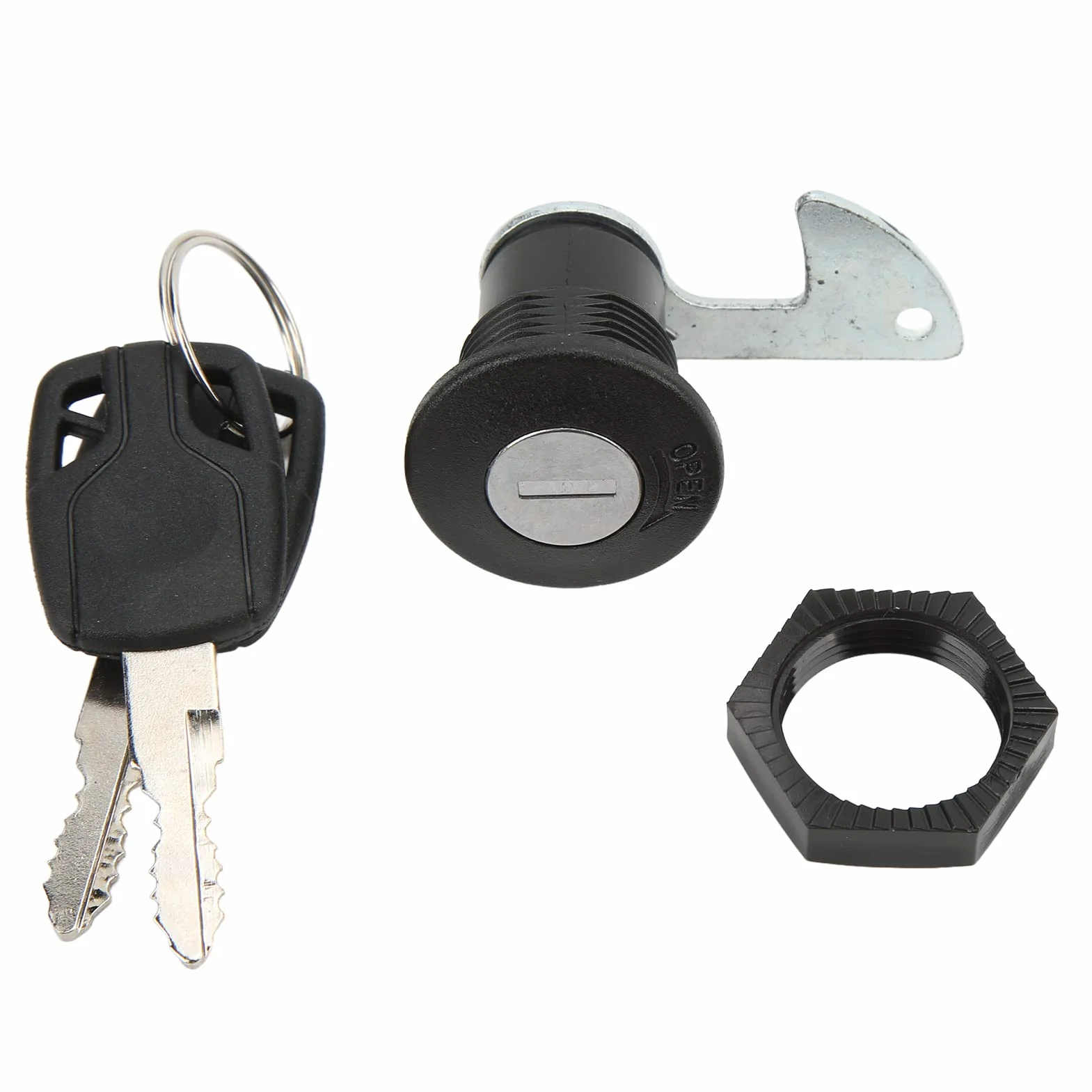 Cerradura Trasera para Maletero de Motocicleta, Akozon Universal Cerradura de Cola de Ajuste de Scooter Aluminio Plástico para Baúl de Almacenamiento de Motocicletas Eléctricas(#2)