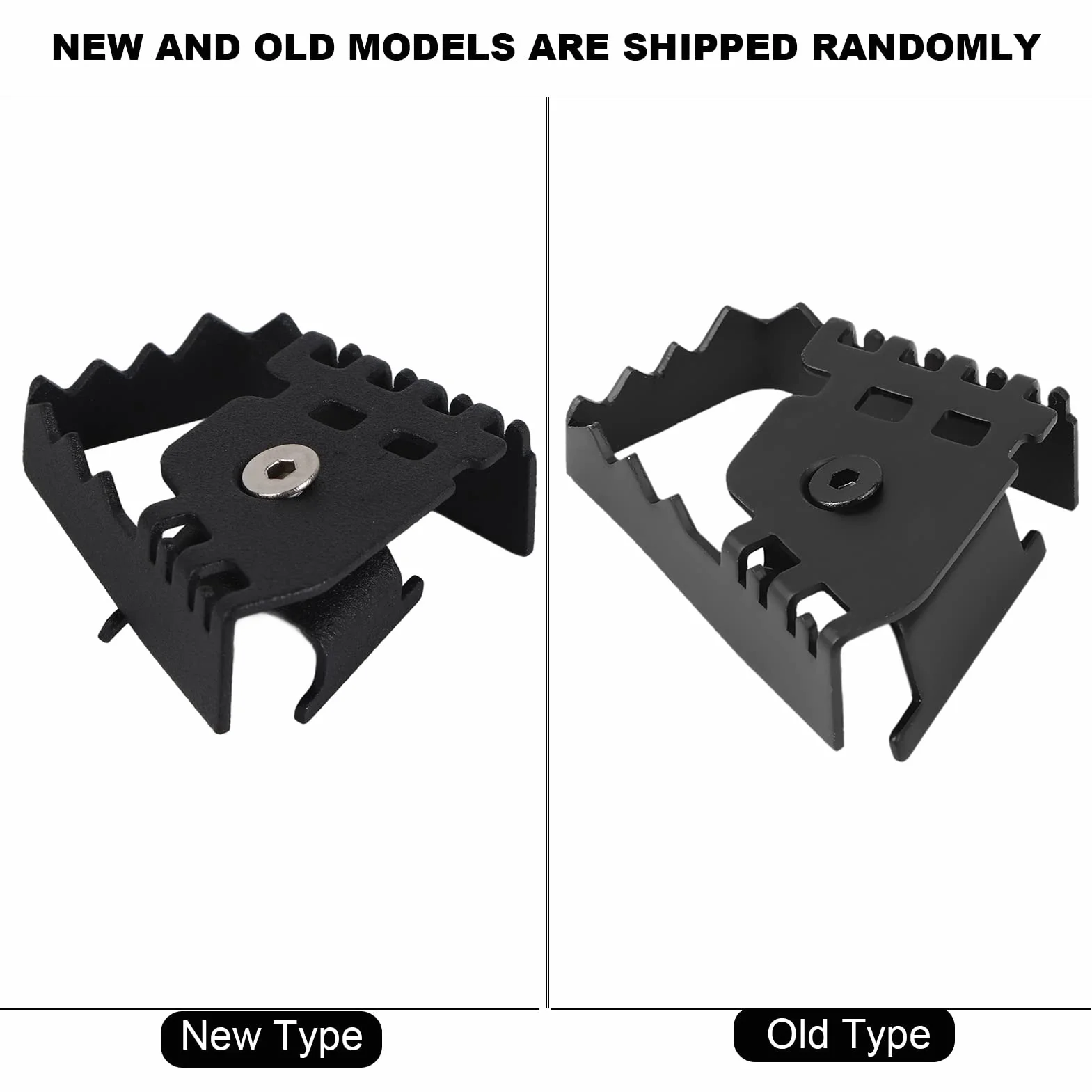 Pedal de freno Ampliar extensión motocicleta para F800GS F700GS F650GS R1150GS R1200GS Extensor de Almohadilla de Freno Trasero Parte de Recambio Acero inoxidable(Negro)