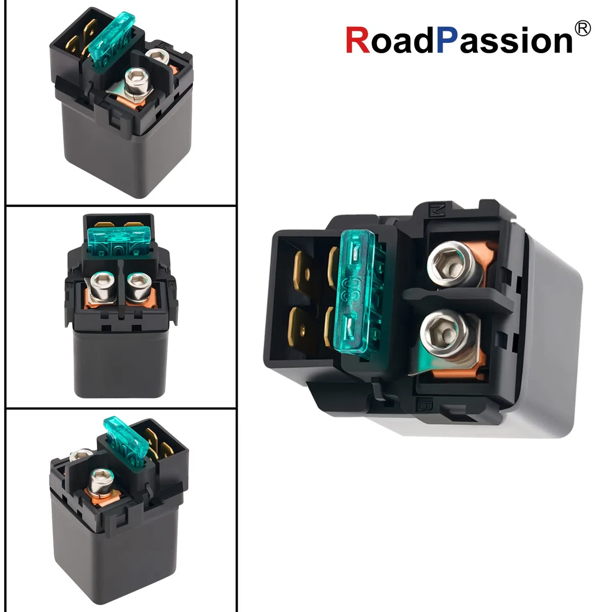 Road Passion - Motocicleta Arranque del Relé Solenoide para KAWASAKI KLX140 08-UP KSF450 KFX 2008-2014 KVF 650 a/b/d/e Prairie/Brute Force 2002-Up
