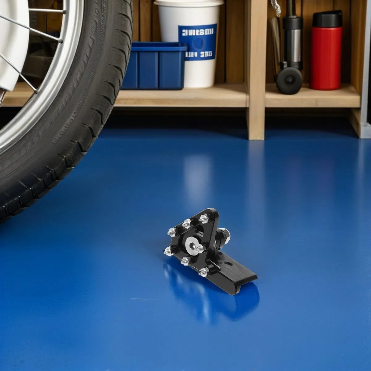 Reposapiés Trasero de Motocicleta de Aleación de Aluminio Negro Pedal de Freno para Moto Todoterreno Atv Soporte Ergonómico Antideslizante para Conducción Segura y Resistente