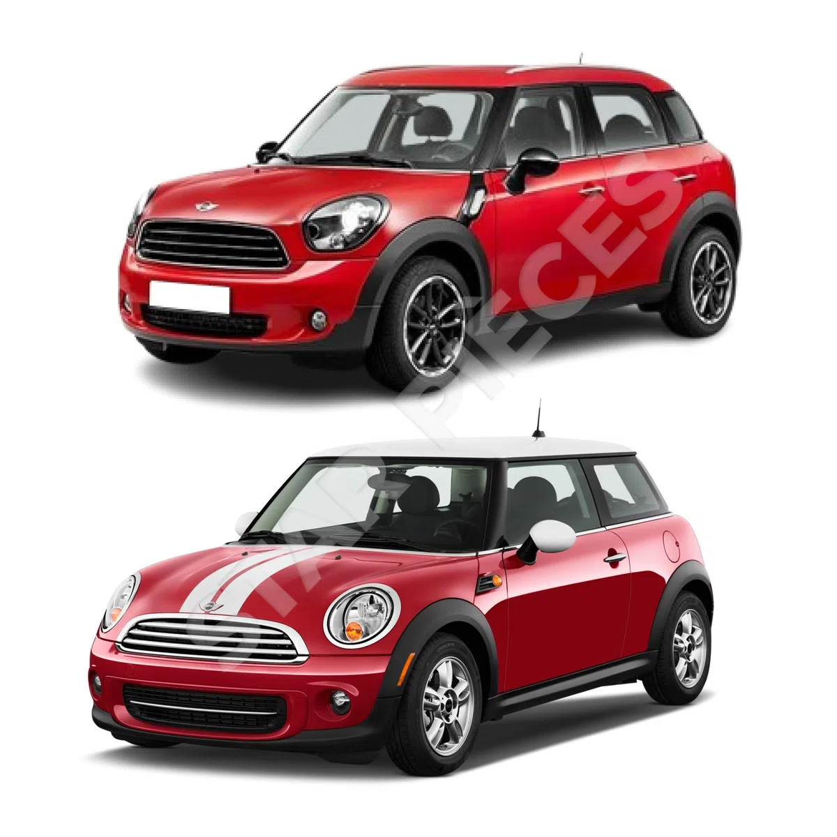 Brazo limpiaparabrisas trasero compatible para Mini (R56) (2006-2013) y Mini Countryman (R60) (2010-2016). CON ESCOBILLA TRASERA. 61627129282