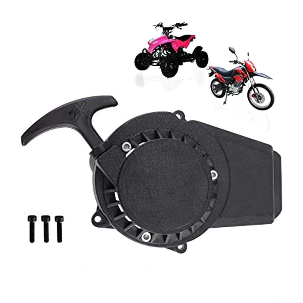 Conjunto de retroceso de arranque de motocicleta para motores de 43 cc, 47 cc y 49 cc, pieza de repuesto para mini motos de cross y scooters con diseño resistente a la corrosión