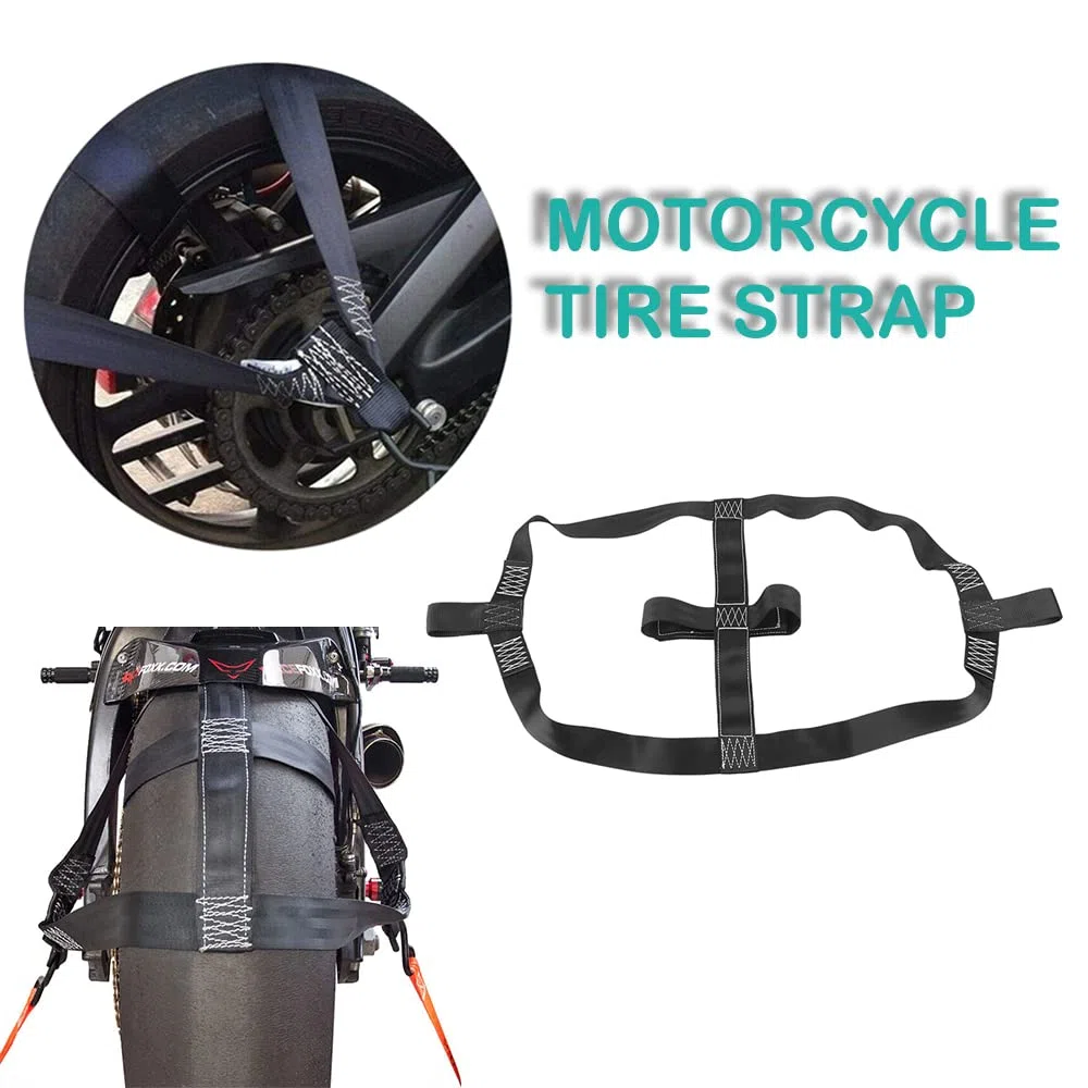 Correa de Amarre para Rueda Trasera de Motocicleta, Correas Tensoras Universales, Accesorios para Motocicletas