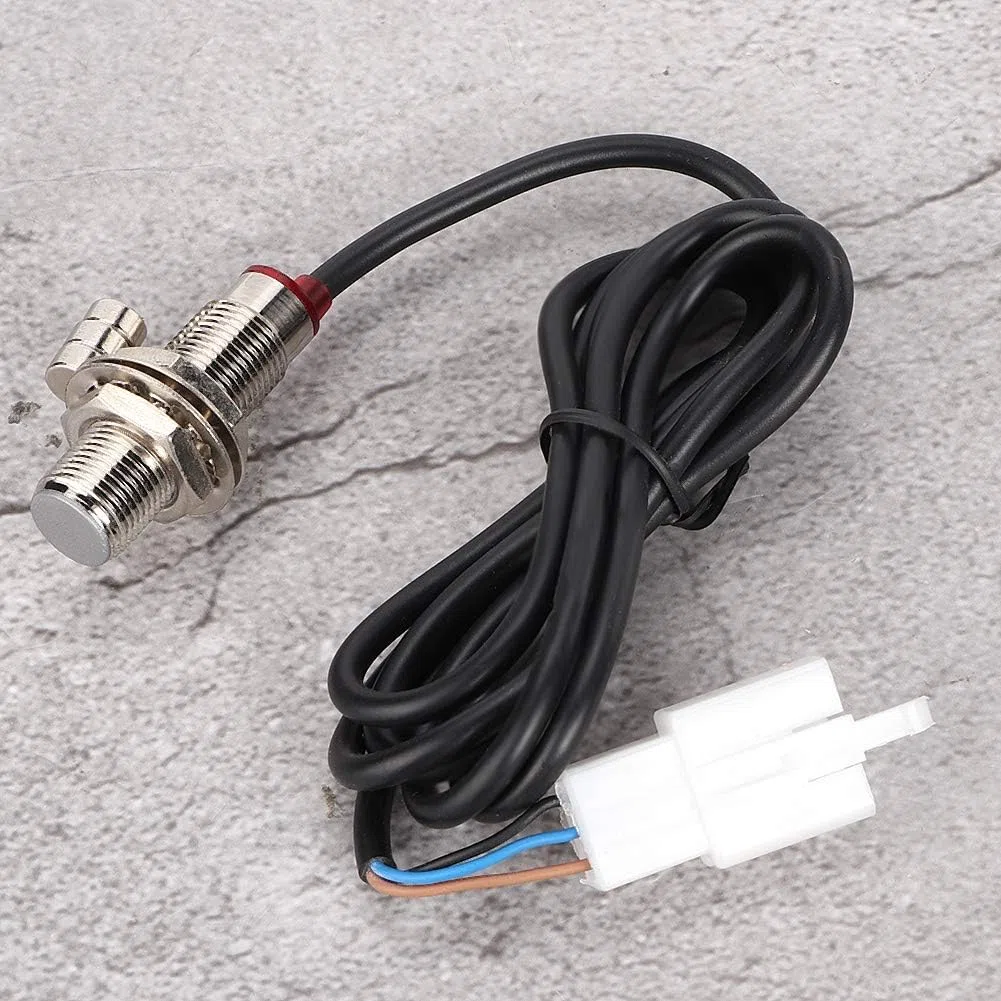 Cable del sensor Cable del sensor del odómetro del velocímetro digital de la motocicleta con 3 imanes para el velocímetro del odómetro digital de la motocicleta
