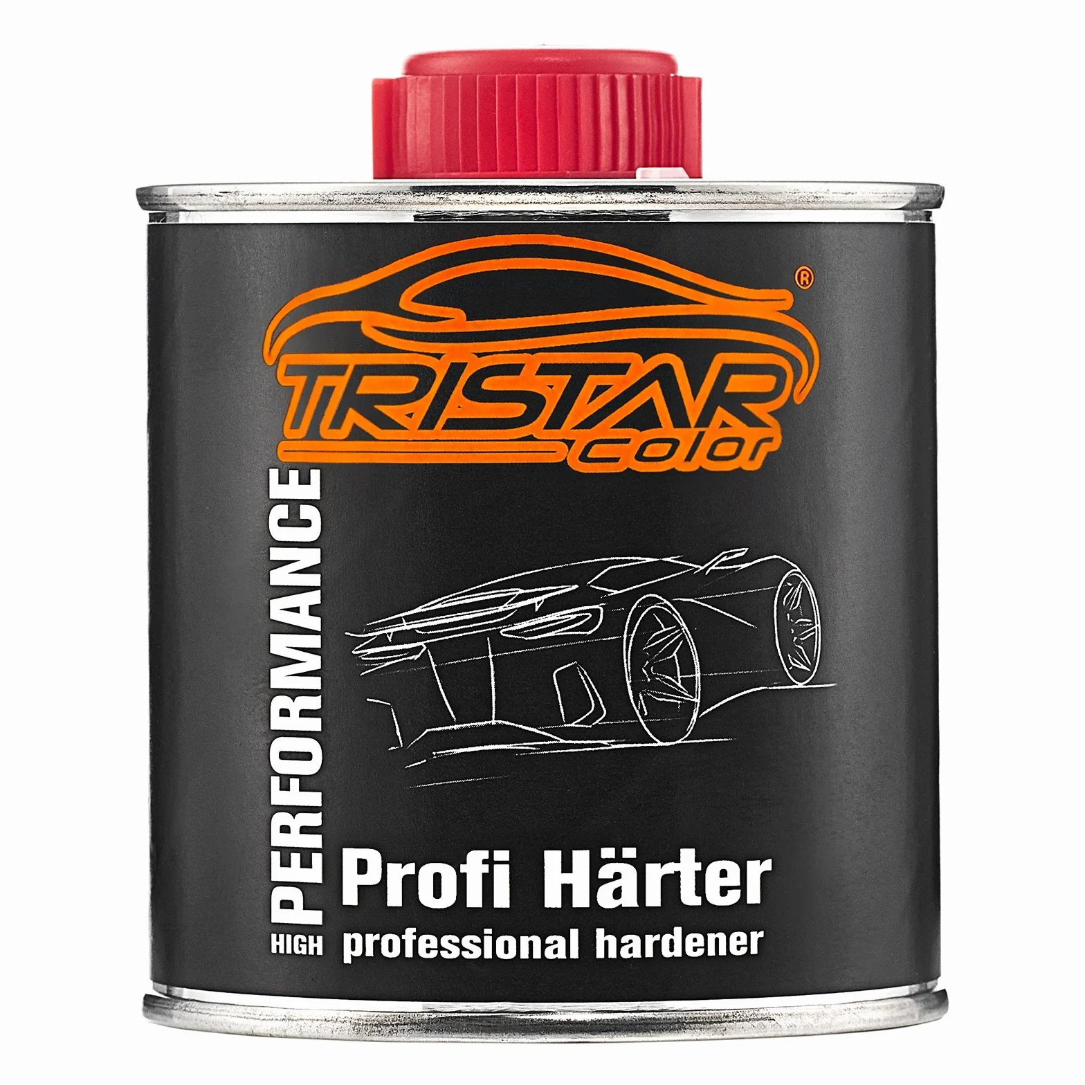 TRISTARcolor 0,75 litros pintura transparente de 2 componentes pintura de coche alto brillo HS incluido endurecedor