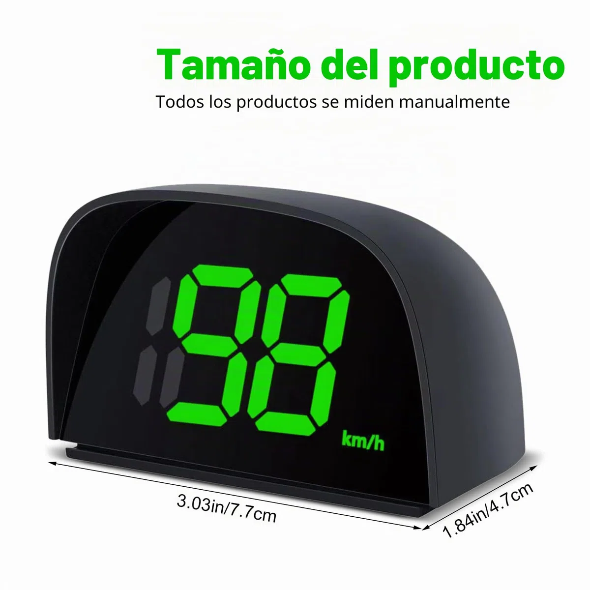 Nizirioo Velocímetro digital para coche, velocímetro de velocidad: pantalla universal para coche, velocímetro para bicicleta, moto, coche