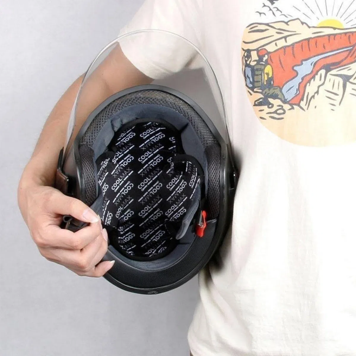 2pcs Forro para Casco de Moto,Cojín para Casco De Motocicleta Interior Universal Forro DeCasco Absorbe el Sudor, Reutilizable y Lavable, Acolchado Interior para Casco