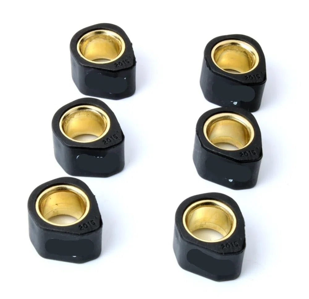 Juego de 6 Rodillos de competición/Pesas de variador (20 x 15 mm, 8 g, 10 g, 13 g, 15 g y 19 g) for Honda 125 Aero Lead NH Pantheon S-Win Spacy 125 CC 4T(20x15mm 13g)