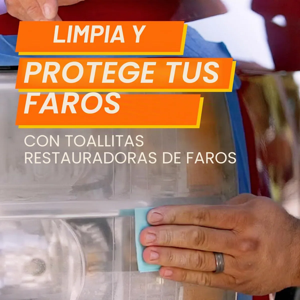 Armor All Kit Restaurador de Faros - Solución Rápida y Sencilla para Faros como Nuevos, Sin Necesidad de Papel de Lija ni Herramientas, Limpia y Protege en 2 Pasos, Incluye Protección UV