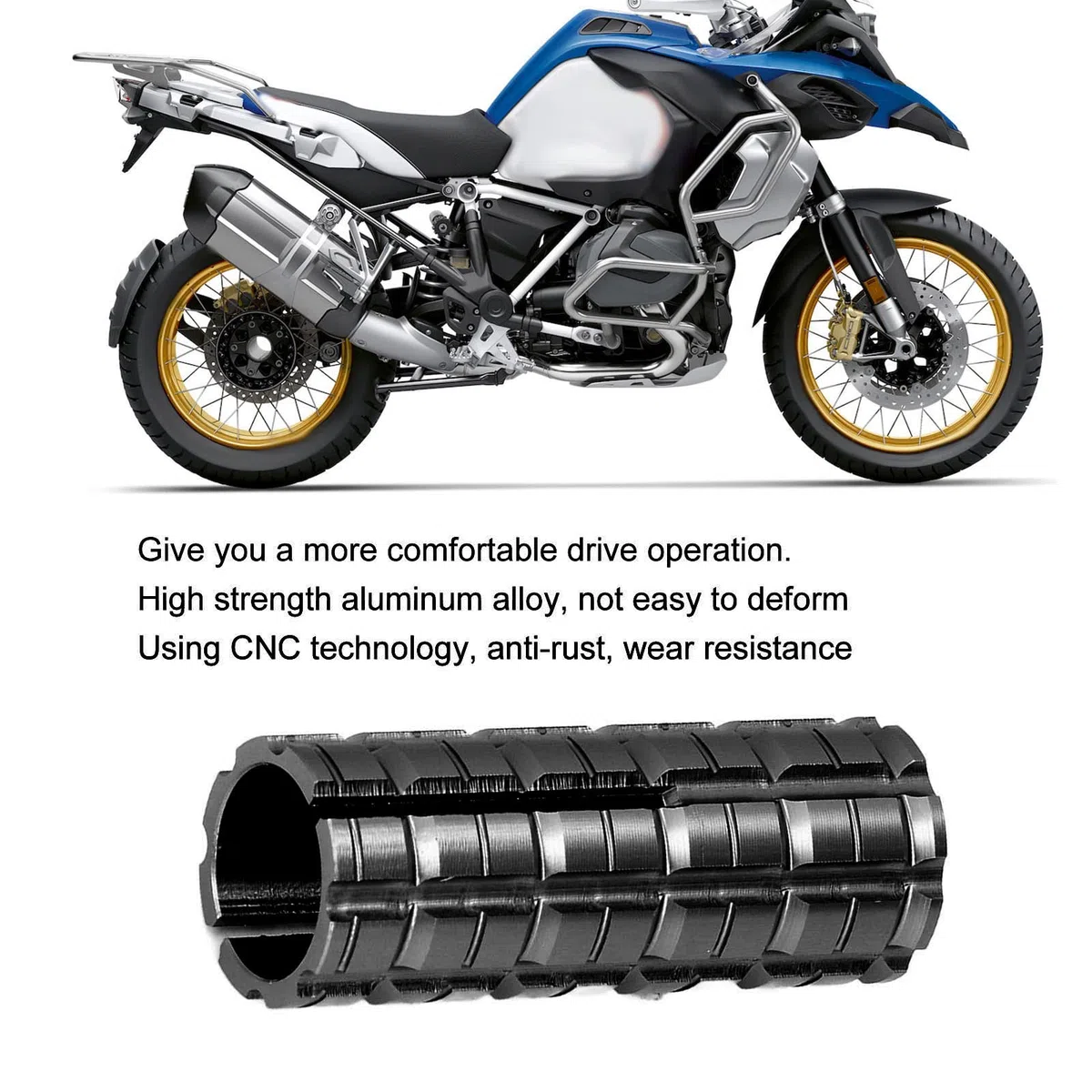 OUKENS Cubierta de clavija de cambio de marchas para motocicleta, protector de extensión de pedal de palanca de cambio de marchas para S1000XR K1600 G310R/GS R1250GS F800GT(Negro)