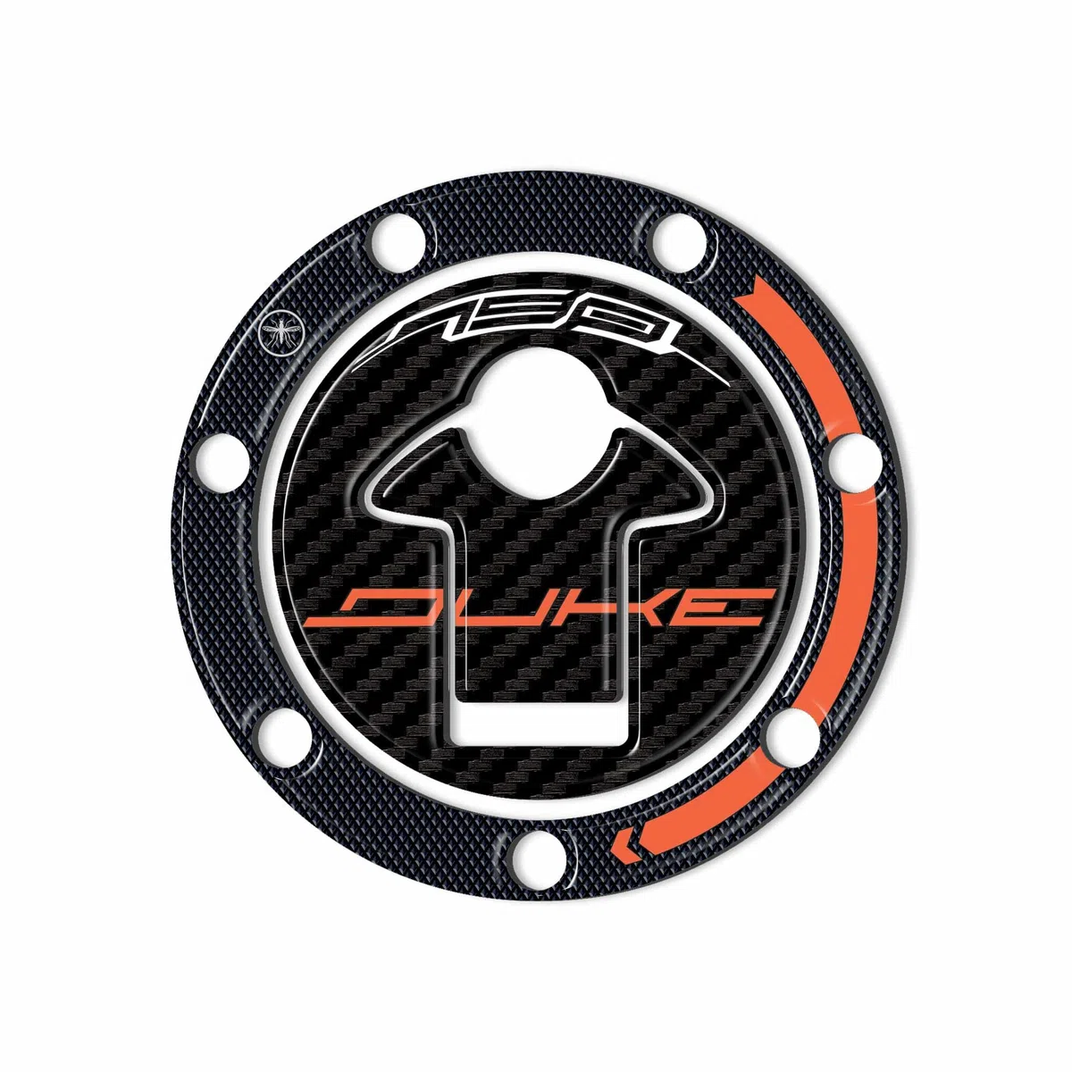 labelbike - Pegatina 3D de Resina Gel Decoración y Protección del Tapón del Depósito Tanque de la Moto Compatible con Moto KTM 790 Duke