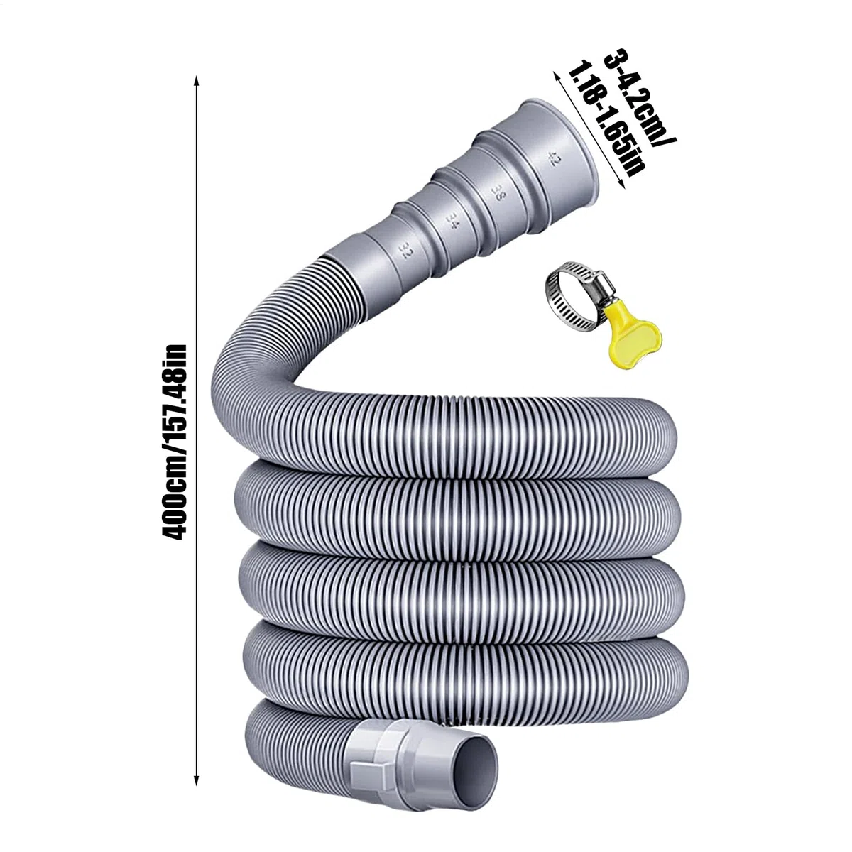 Manguera Para Evacuación De Auto- Tubo De Drenaje Para Con Adaptador Ajustable | de Evacuación de Aguas Residuales para Extensión de Remolque en