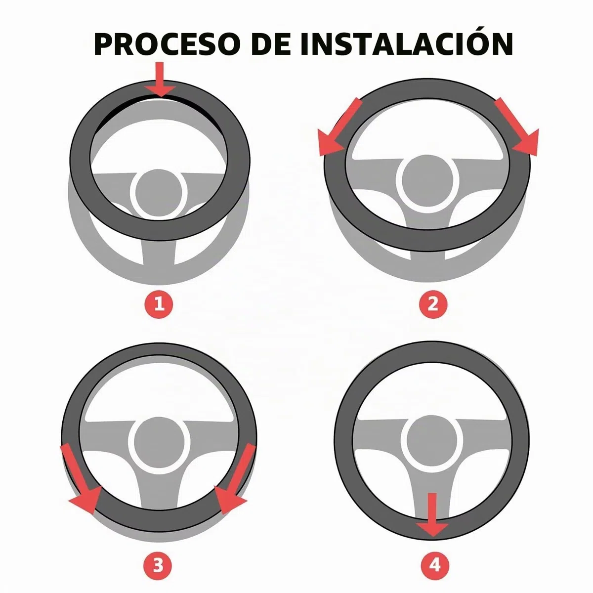 Pahajim Funda Volante Coche Bling Bling Rhinestones Cubre Volante Cuero de PU Antideslizante Universal 38 cm/15 Steering Wheel Cover para Mujer (Negro-Blanco)