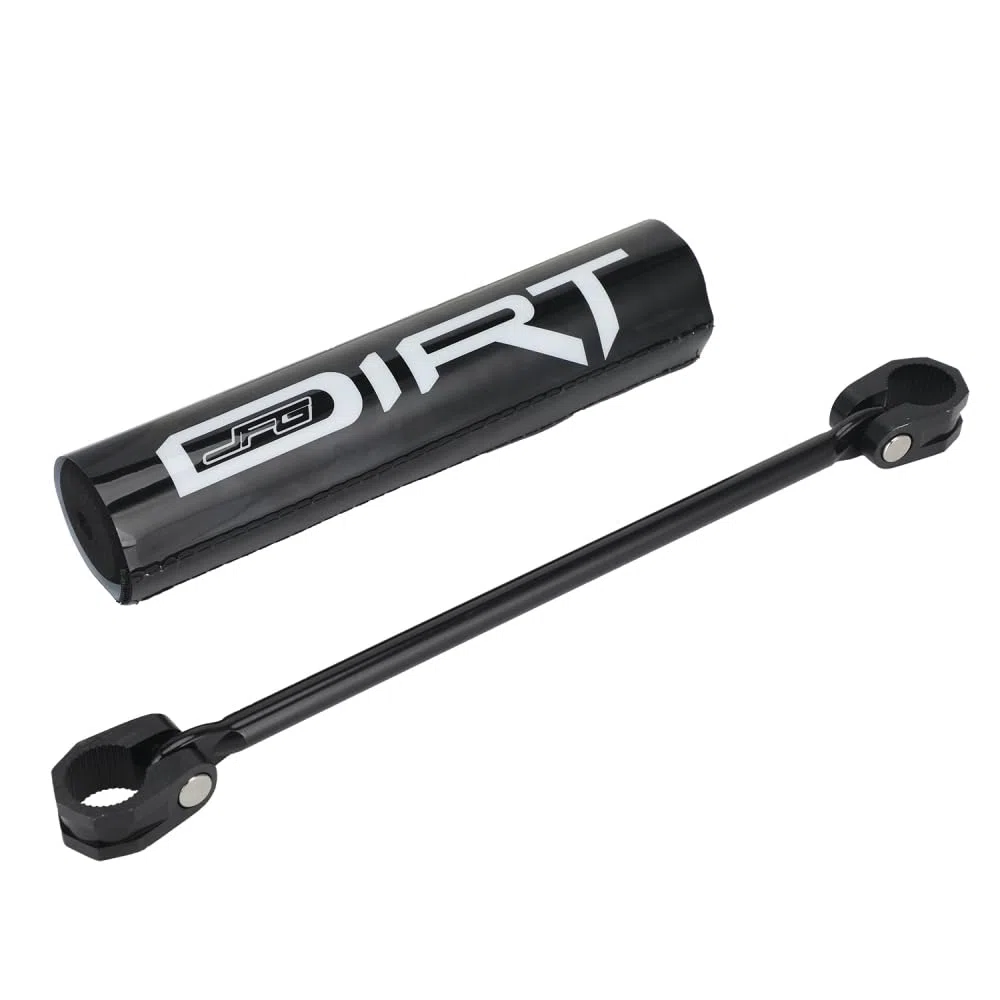 Barra transversal de motocicleta de 300 mm para manillar de motocross, enduro, rally, color negro