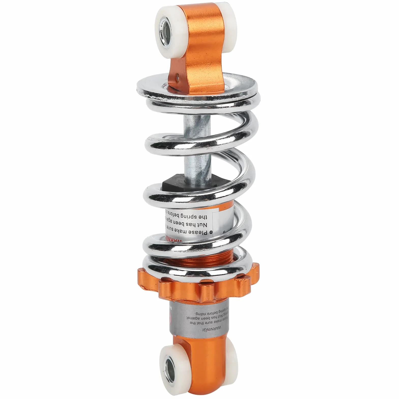 Amortiguador de Suspensión Trasera, Amortiguador de Motocicleta, Resorte de Amortiguación de 400 Lb para Mini Scooter Con Paso de Orificio de 125 Mm