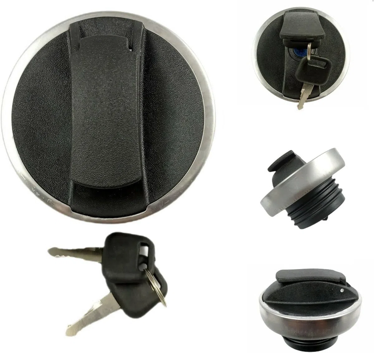 Tapa de depósito de combustible con 2 llaves para camiones SCANIA R/T/P/G MAN VOLVO Diesel 60 mm