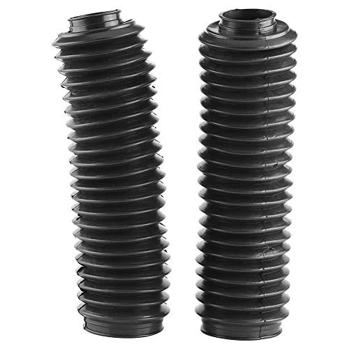 2pcs Cubierta Cubierta Antipolvo de Horquilla Delantera de Goma Moto Bota Cubierta de Protección Motocicleta Horquilla Delantera