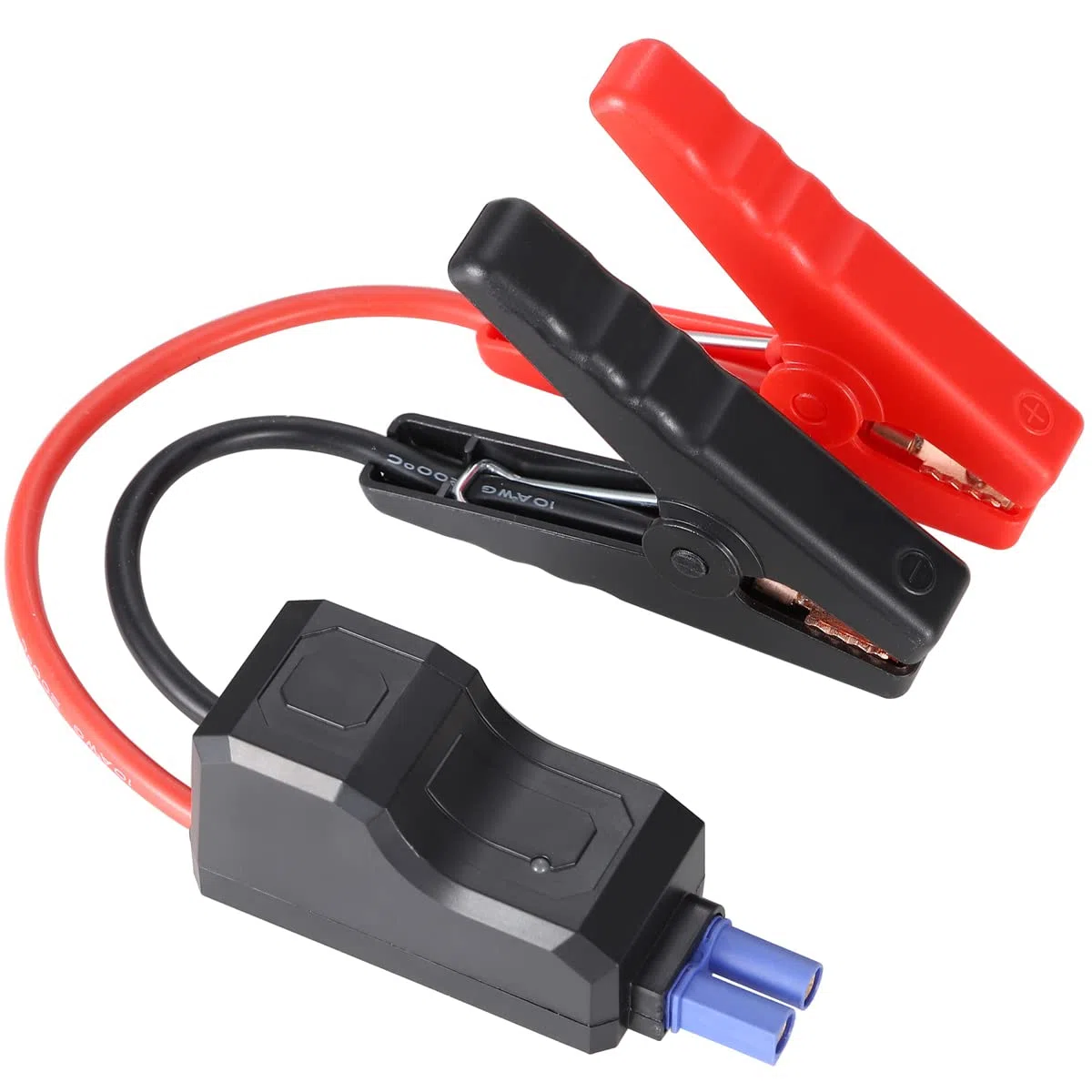Greluma 1PC Cables de Abrazadera de Refuerzo de Arranque de Puente Inteligente portátil de Emergencia automotriz,Abrazadera de cocodrilo de Repuesto para arrancador de batería de Coche portátil 12V