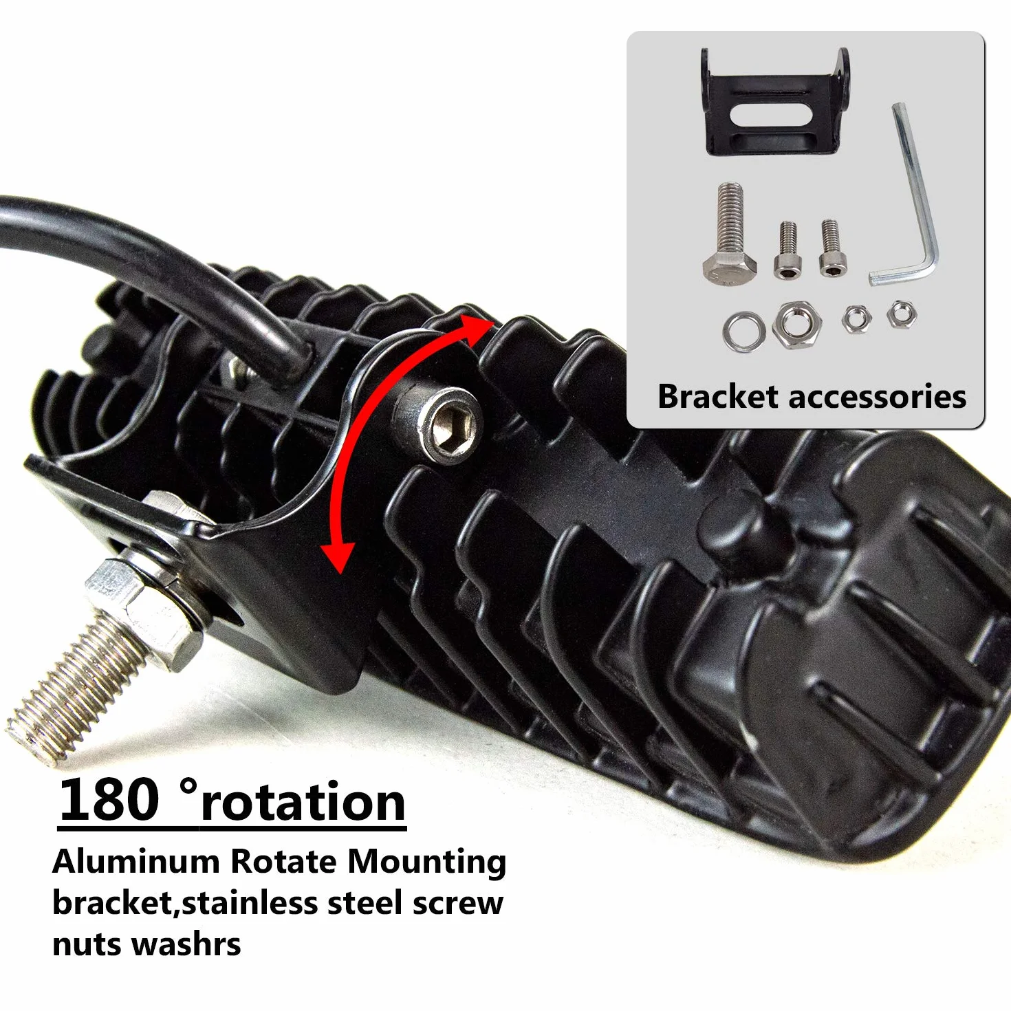 Willpower 4pcs Focos Tractor Super Inteligente 15cm 18W - Faros Trabajo 12V 24V Fila Única IP67 Impermeable Haz Puntual Luz de Niebla 6000K Barra LED Coche 4x4 Vehículo Camión Off-Road Barco