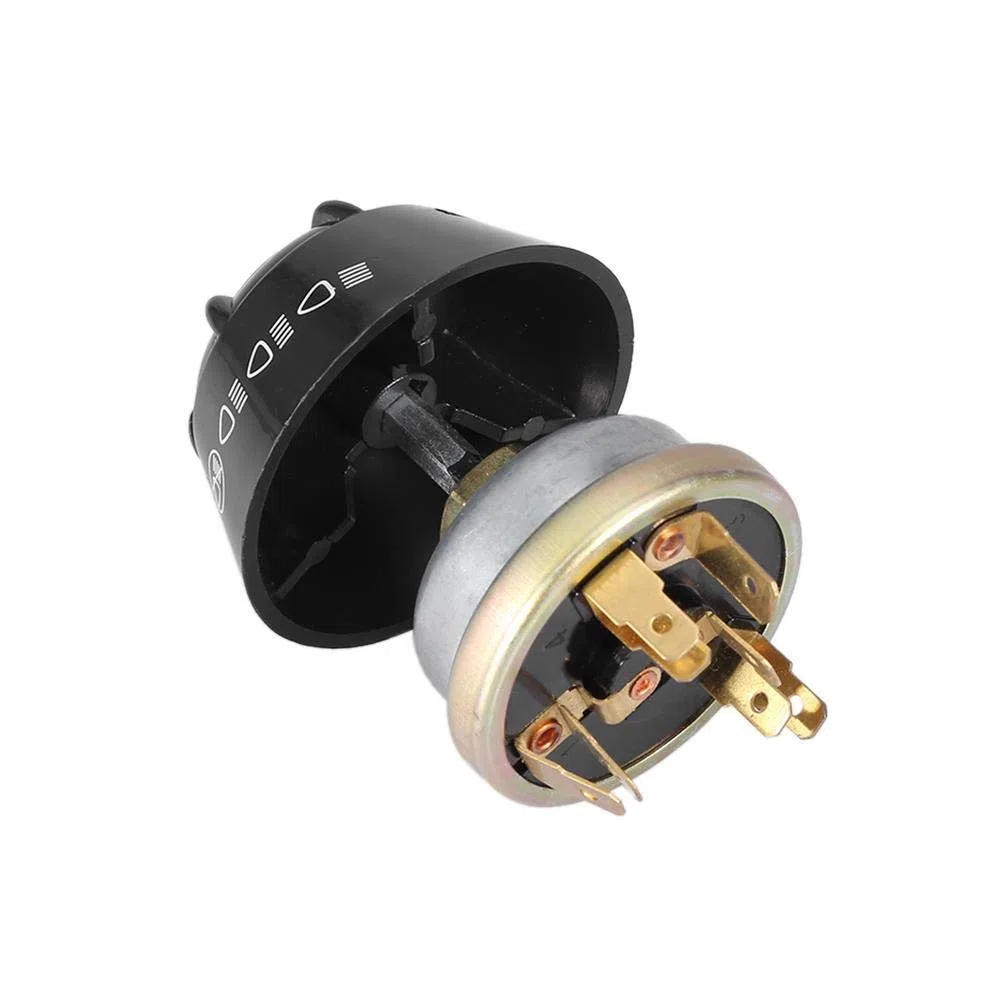 KIMISS Interruptor de botón de bocina de Luces Tractor-Duokon Horn Switch, 12V Nuevo a Prueba de Herrumbre y Metal Resistente al Agua Luz/Horn Switch Horn Button Push Switch