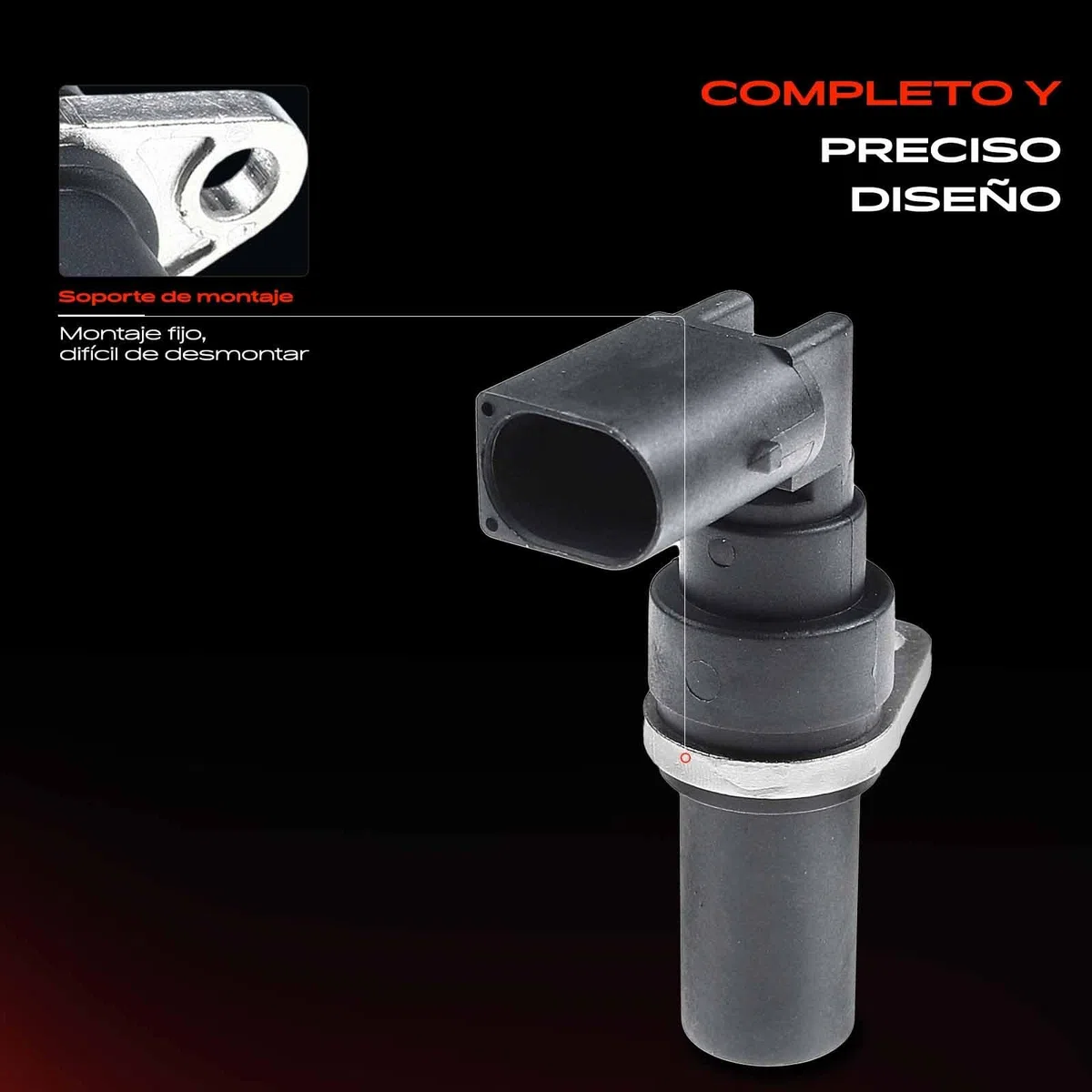 Frankberg Posición del cigüeñal Sensor del cigüeñal 2 Polos Compatible con Serie 5 Touring E39 X5 E53 Serie 5 E39 Serie 3 Touring E46 Omega B CaR.A.Van V94 Replace# 093171237